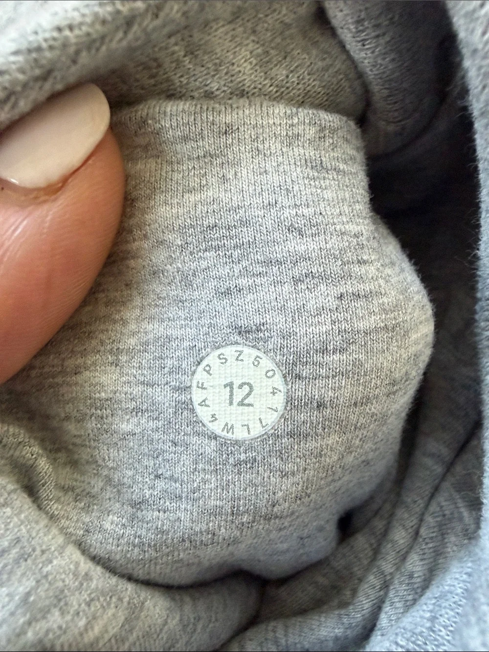 Lululemon Scuba Hoodie IV Heathered Vapor / Vapor size 12 VGUC